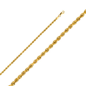 Hollow Rope Regular Chain