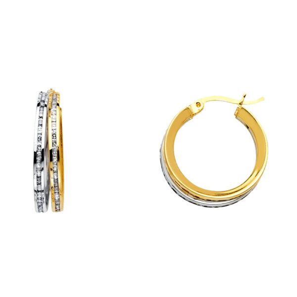 ER1141 Fancy Hoop Earrings
