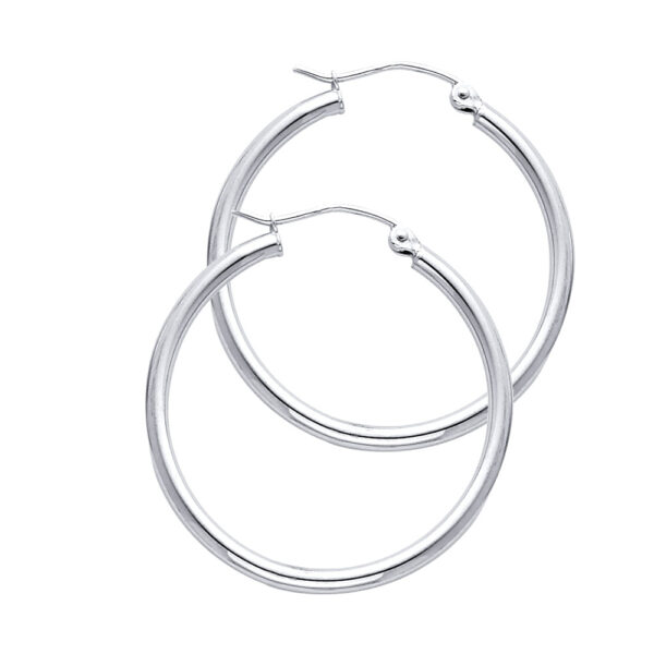 ER138 Hoop Earrings - Image 2