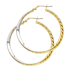 ER504 Fancy Hoop Earrings