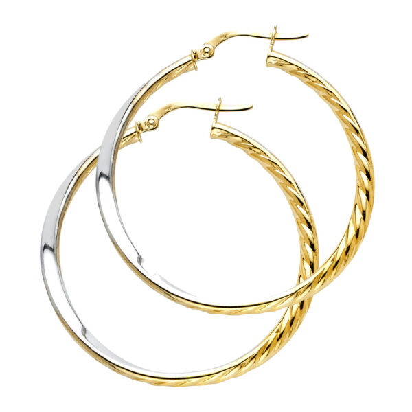 ER504 Fancy Hoop Earrings