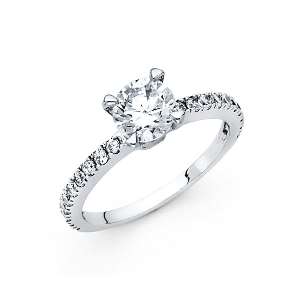 RG12 CZ Engagement Rings - Image 2