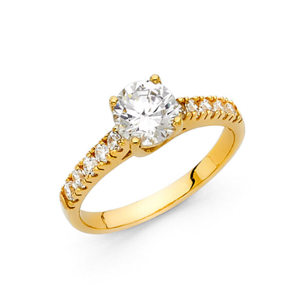 RG13 CZ Engagement Rings