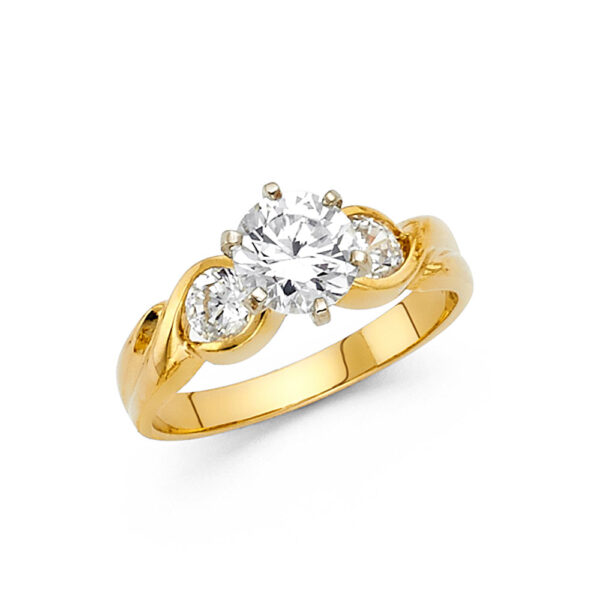 RG38 CZ Engagement Rings