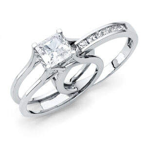 RG58 CZ Engagement Rings