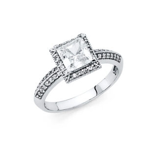 RG59 CZ Engagement Rings
