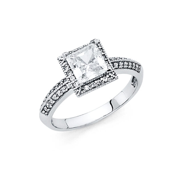 RG59 CZ Engagement Rings