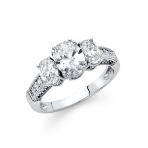 RG63 CZ Engagement Rings