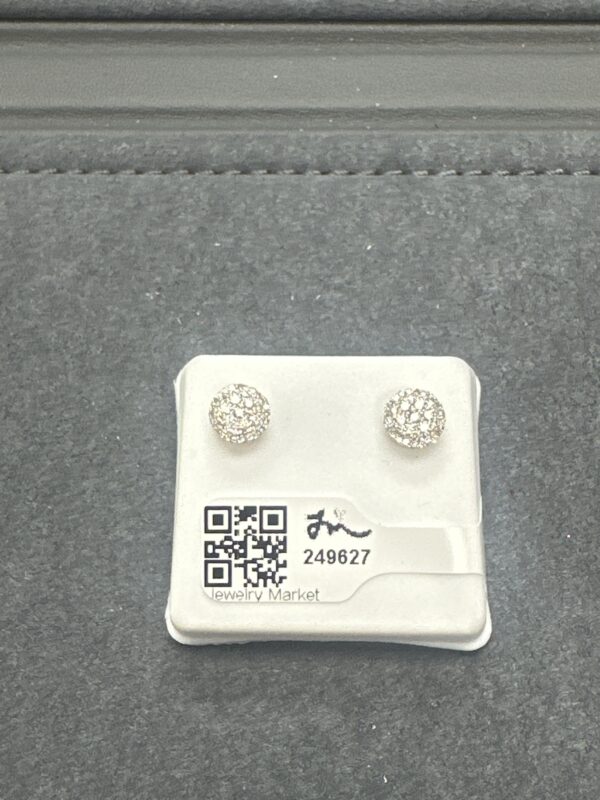 14k Yellow Gold 3/8 CTW Diamond Earrings