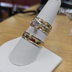 14k Wedding set