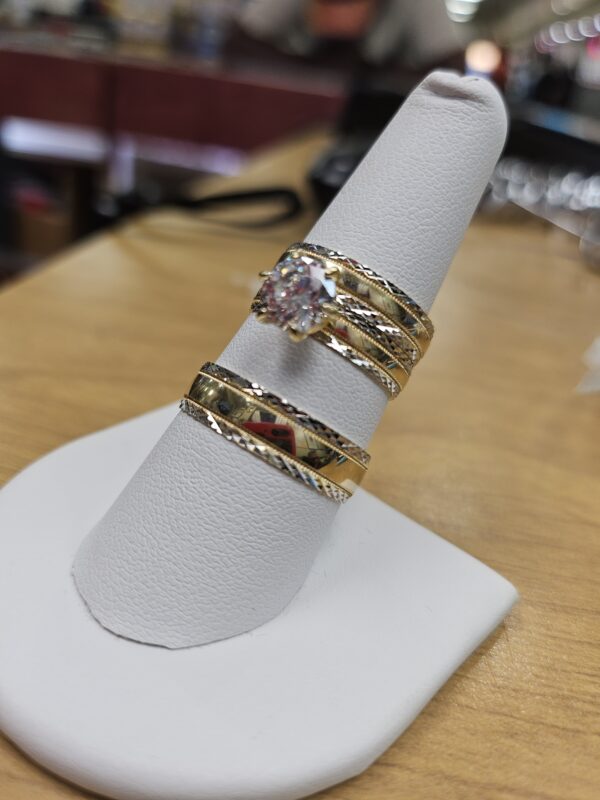 14k Wedding set