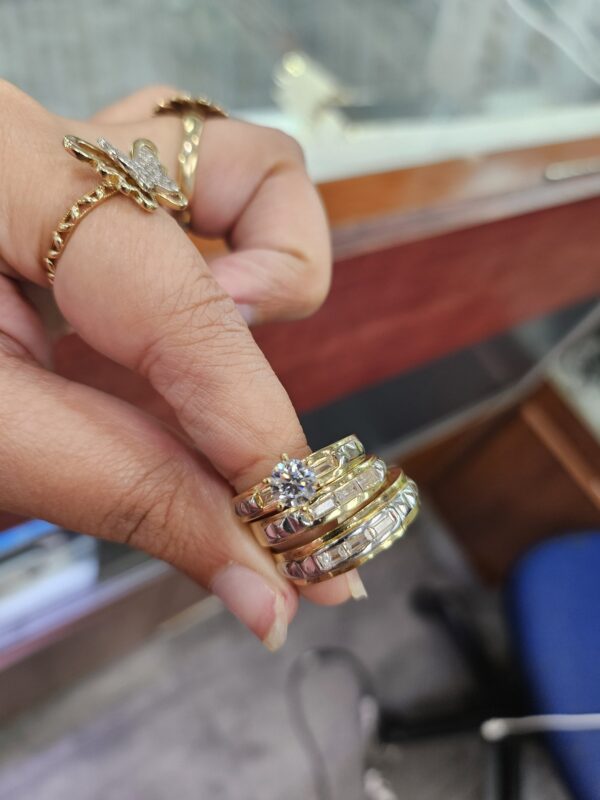 14k Wedding set